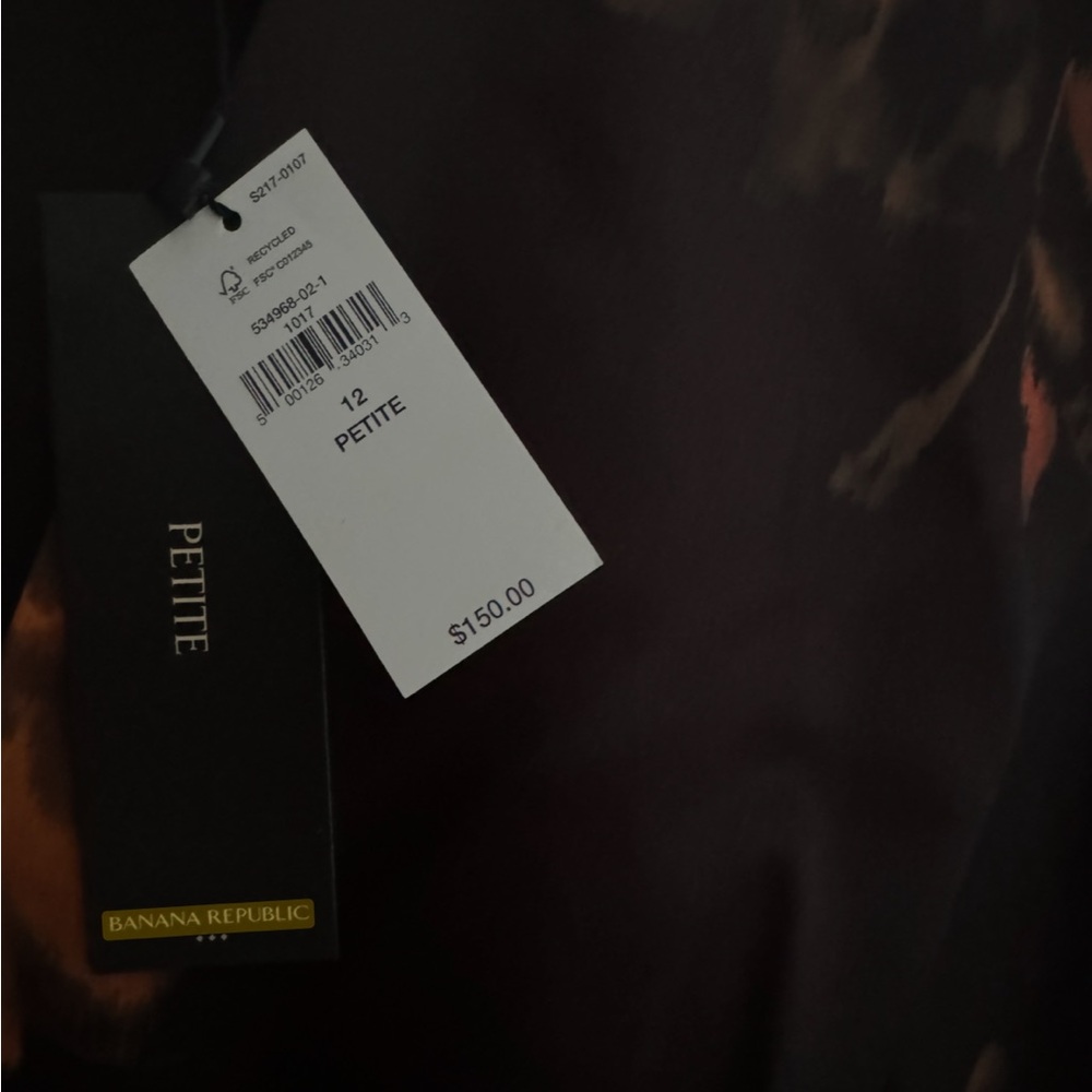 Size 12 Petite Banana Republic Factory Midi Dress - Picture 3 of 4